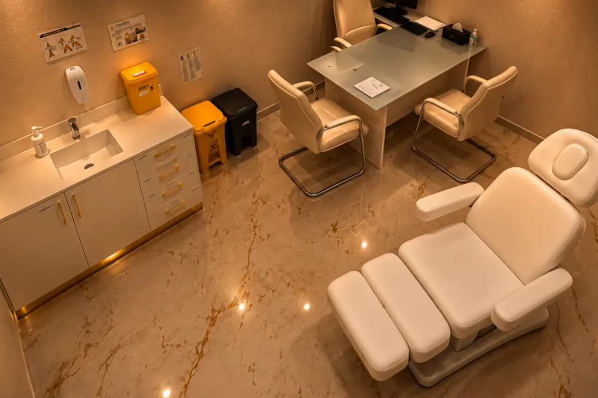 AlMahmoud Premium One Medical Center spaces and care environment
