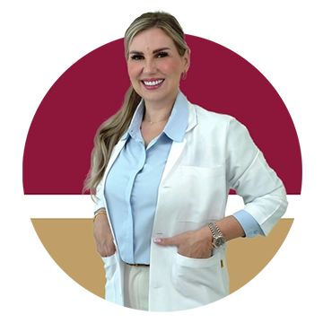 د. ماريا باول أخصائية الأمراض الجلدية والتجميل في مركز المحمود إيليت الطبي التابع لمجموعة المحمود الطبية.