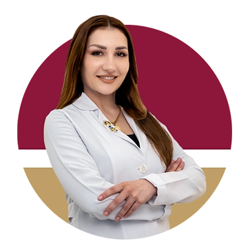د. نور سيفو، أخصائية الأمراض الجلدية والتجميل في مجمع المحمود الطبي التابع لمجموعة المحمود الطبية في الدوحة، قطر.