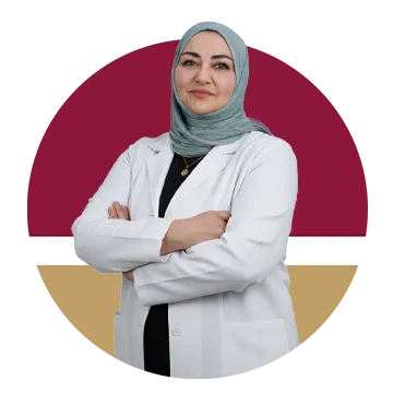 د. زينب محمد أخصائية الأمراض الجلدية والتجميل في مركز المحمود الطبي التابع لمجموعة المحمود الطبية.