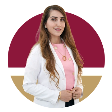د. مرام فاعوري، أخصائية الأمراض الجلدية والتجميل في مجمع المحمود بلس الطبي التابع لمجموعة المحمود الطبية في الدوحة، قطر.